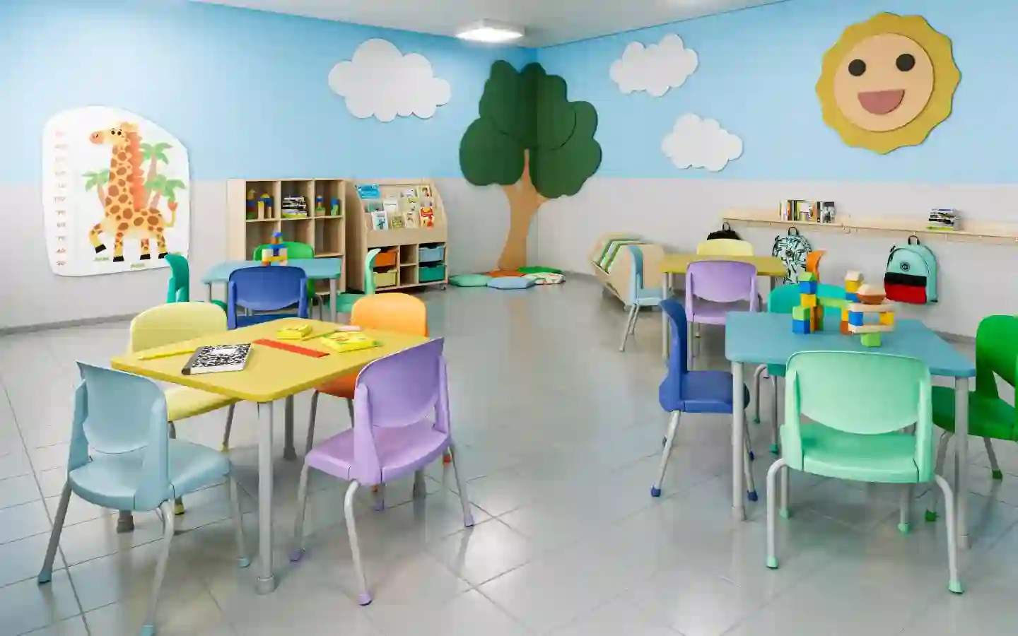 Sala de aula decorada